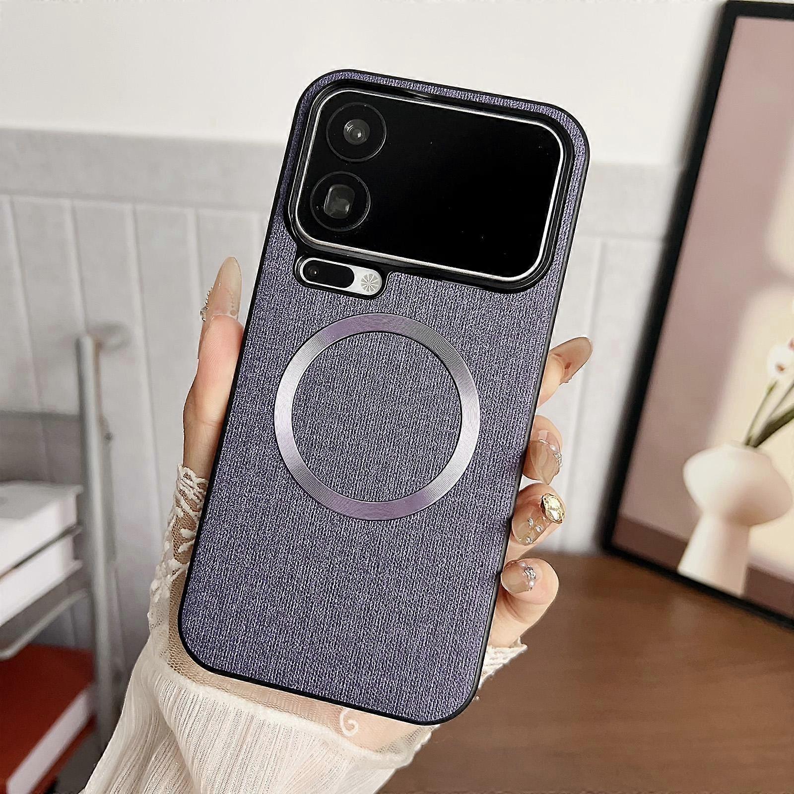 CD Magsafe Magnetic Cloth Texture Phone Case