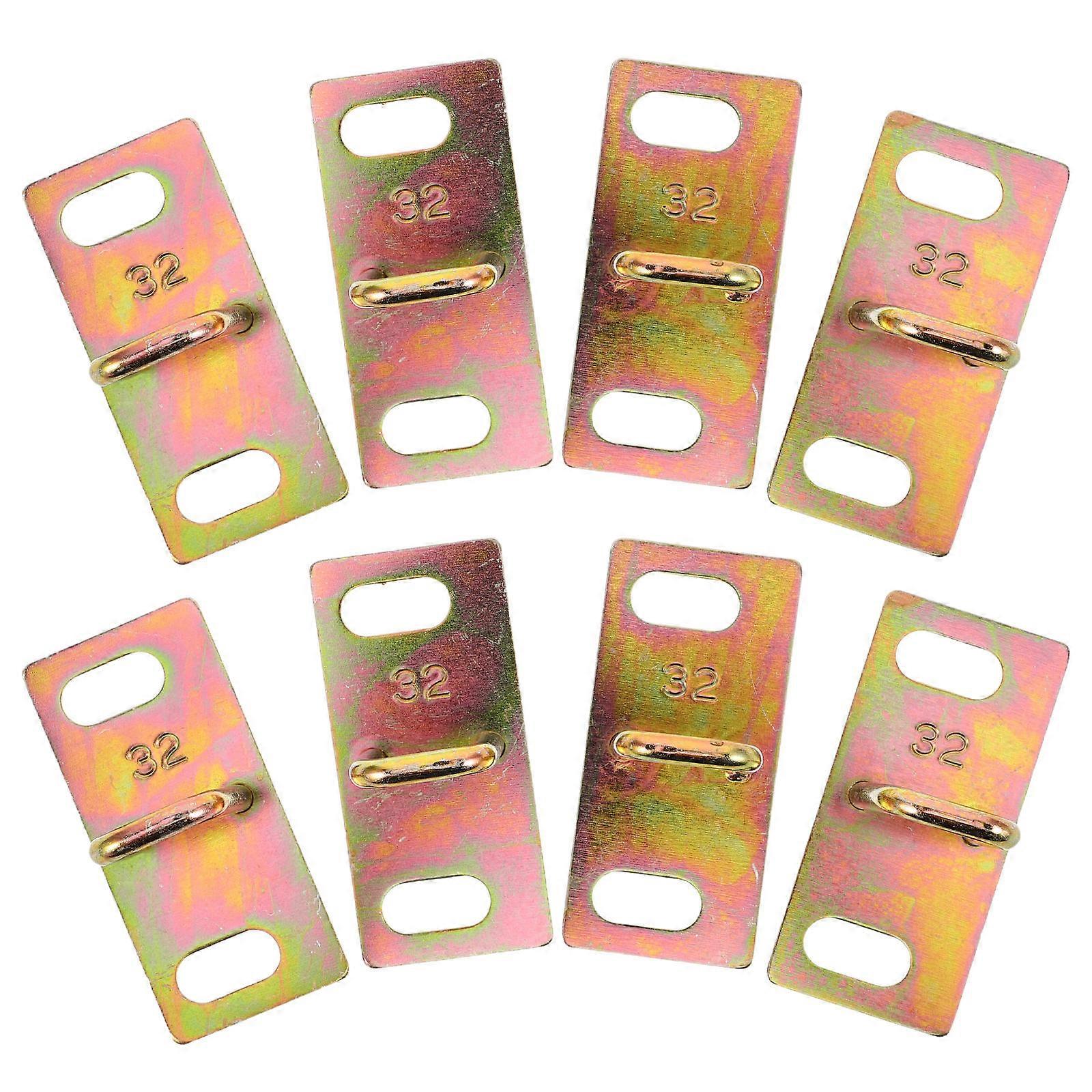 Secure Locking Golden Alloy Electric Motorcycle Seat Lock Hook 32Pcs