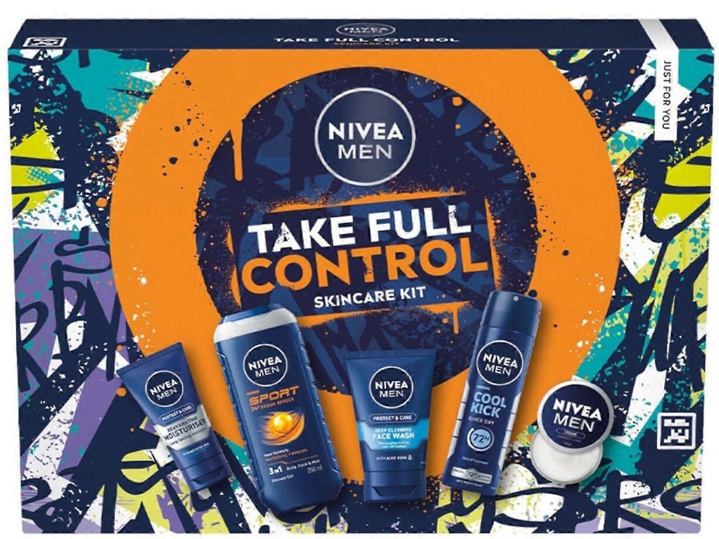 Nivea Men Take Full Control 5-teiliges Geschenkset