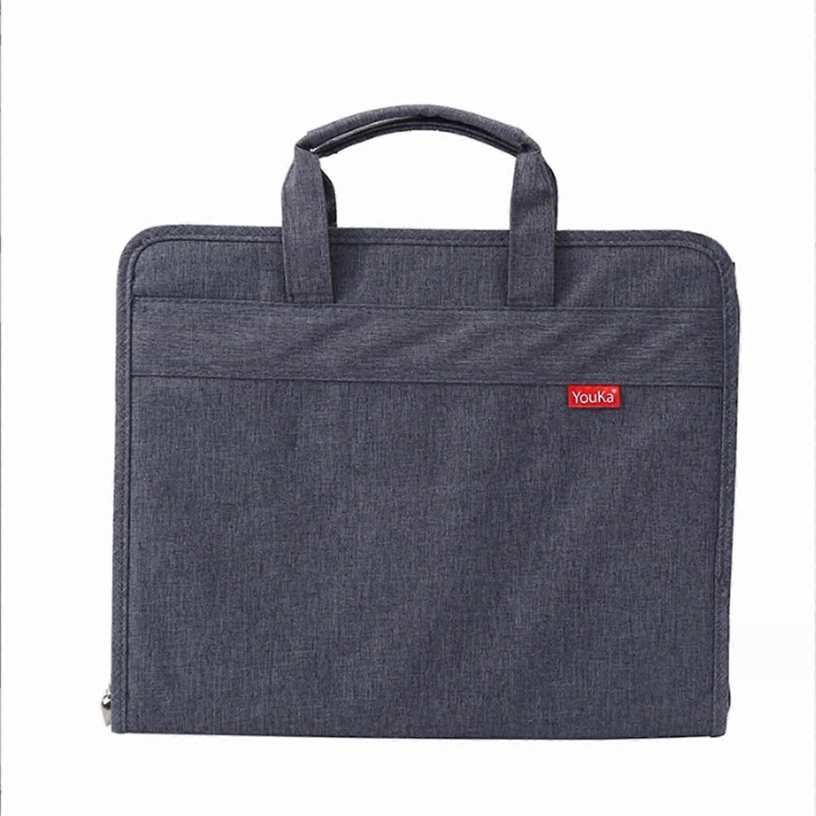 siubich Accordion File Organizer, Fireproof Expanding Folder, 13 Pockets with Handle & Labels, Portable for A4/Letter Files, Navy