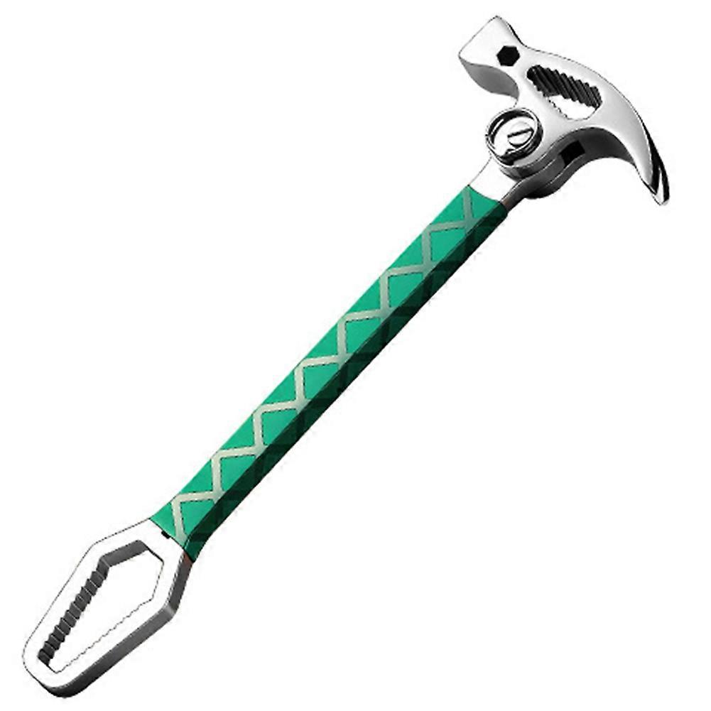 Multi Functional Sheep Horn Connected Hammer Universal Wrench Pry Bar Lifting Woodworking Hammer Sheep Horn Hammer