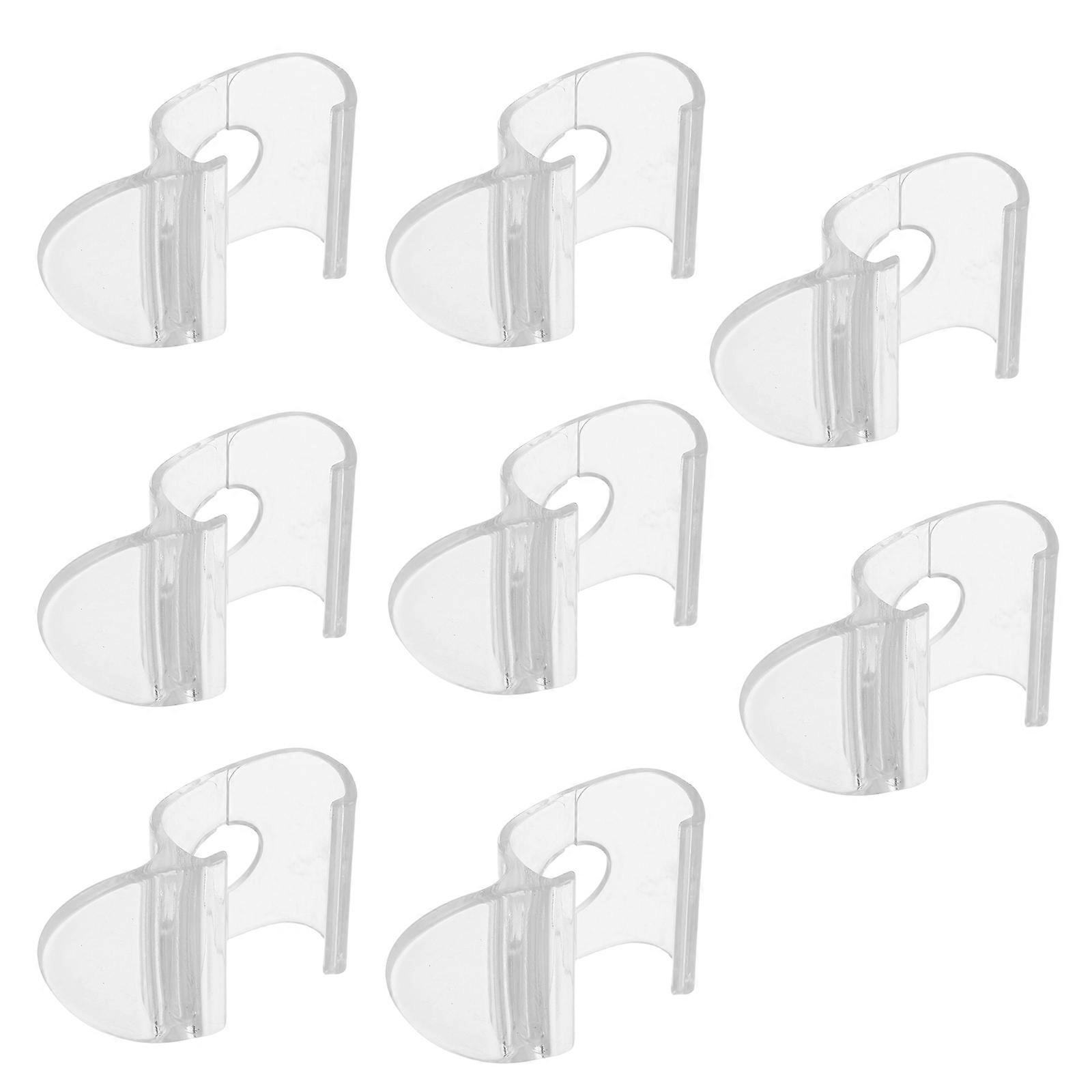 Blinds Accessories Clear Blind Pull Tabs for Horizontal Blind Clips 8Pcs