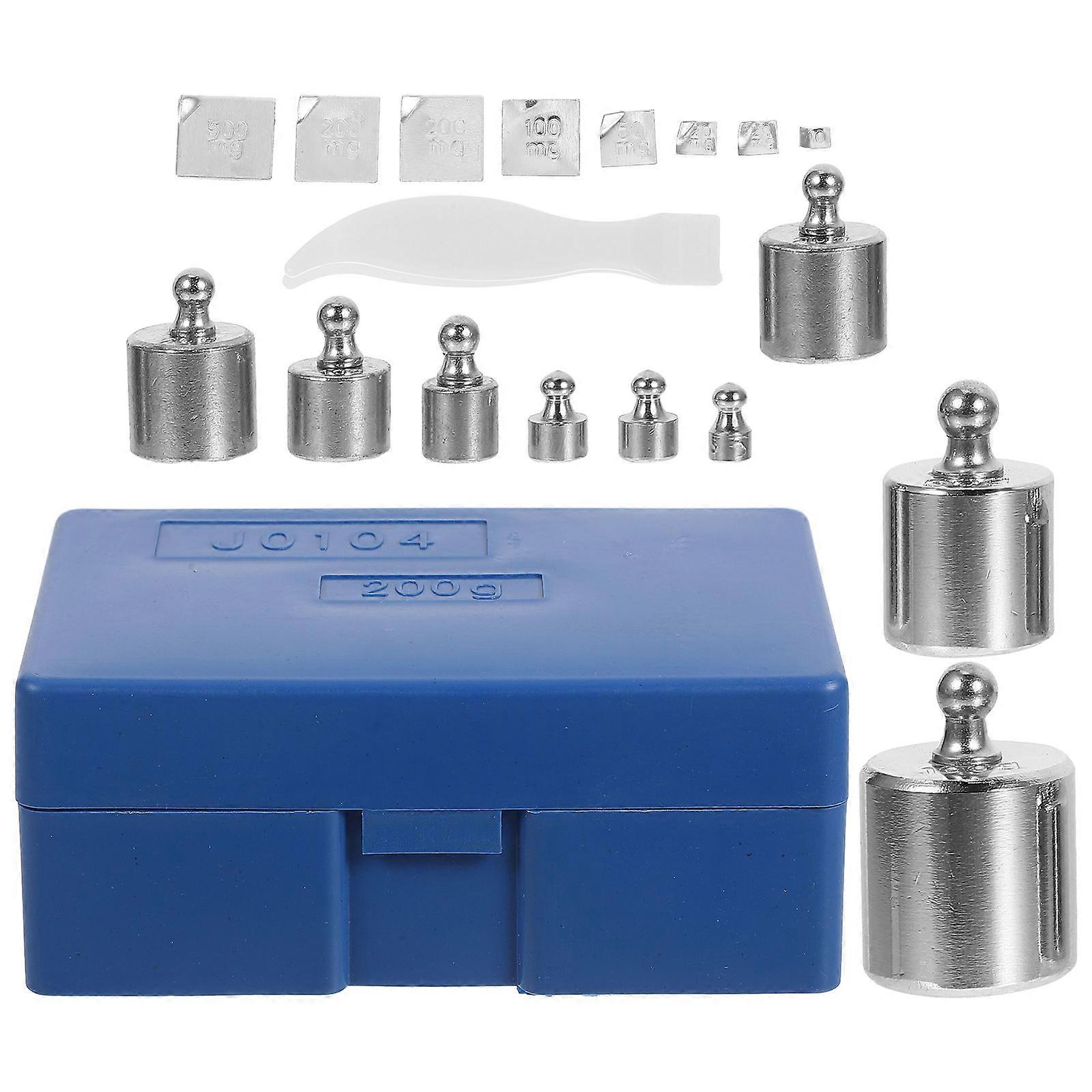 High Precision Weight Set for Scale Calibration with Case and Tweezers 1Set