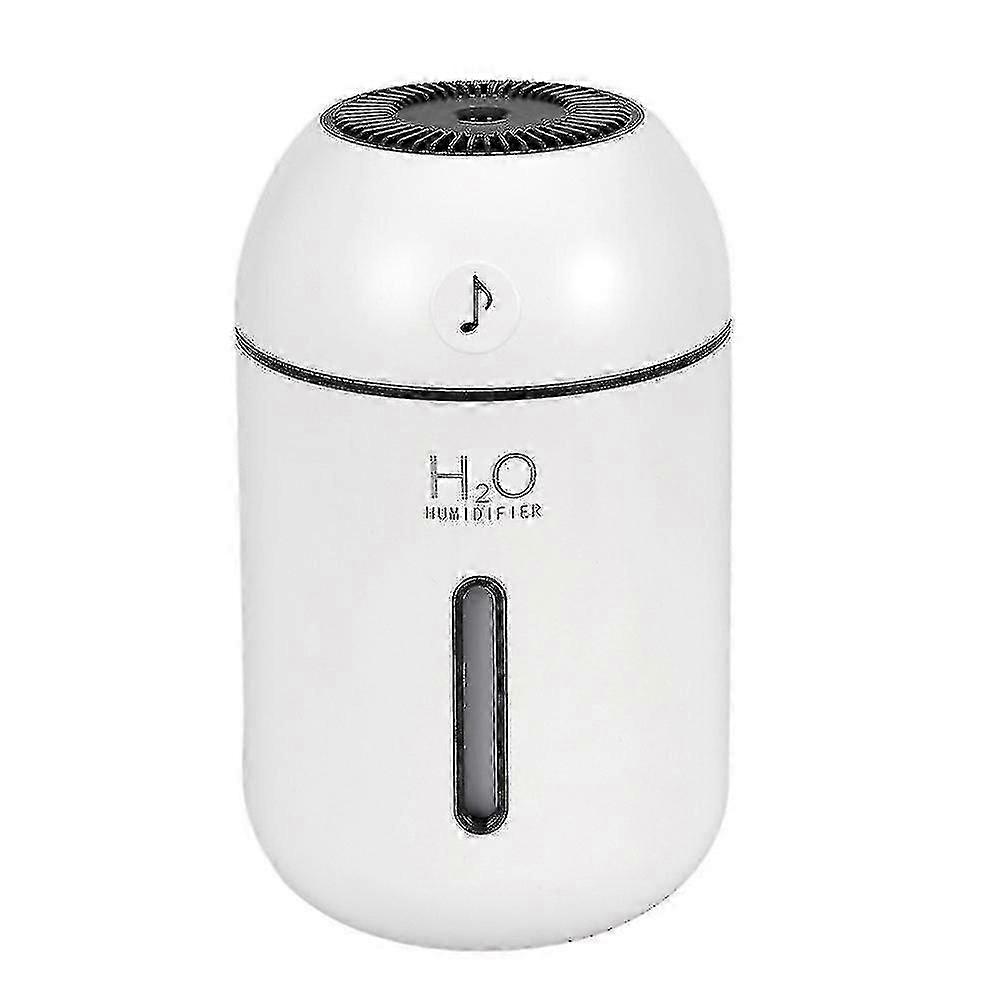 500ml Portable Air Humidifier Aroma Essential Oil Diffuser (white)GOOD