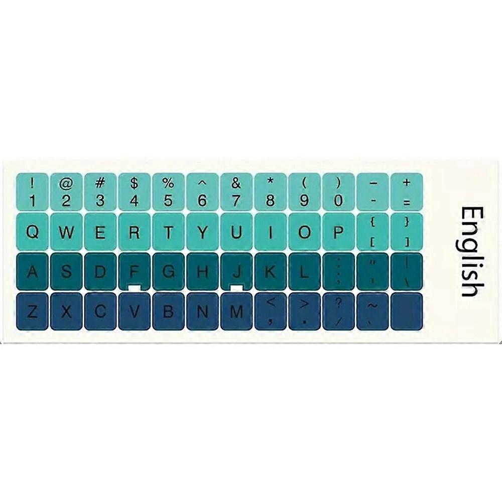 English Keyboard Sticker Spanish Laptop Keypad Film Replacement Alphabet Layout  Computer