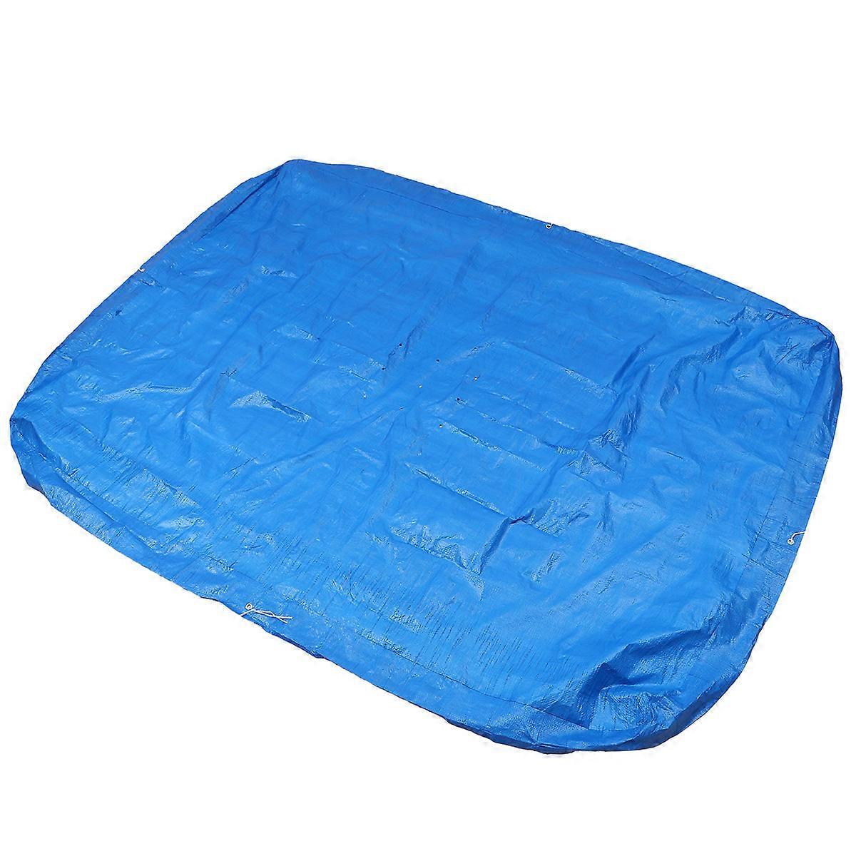Lightweight Plastic Pool Cover Tarp Cover for Pool Use 2Pcs