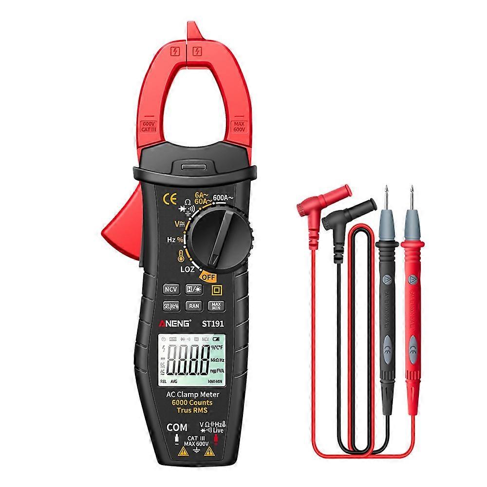 ANENG ST191 Clamp Multimeter High Precision True RMS 6000 Counts Meter AC/DC Voltage Voltmeter Auto 