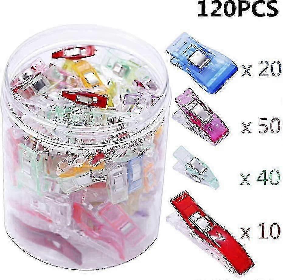 Plastic Sewing Clips, 120pcs Cloth Clips Accessories Sewing Clips