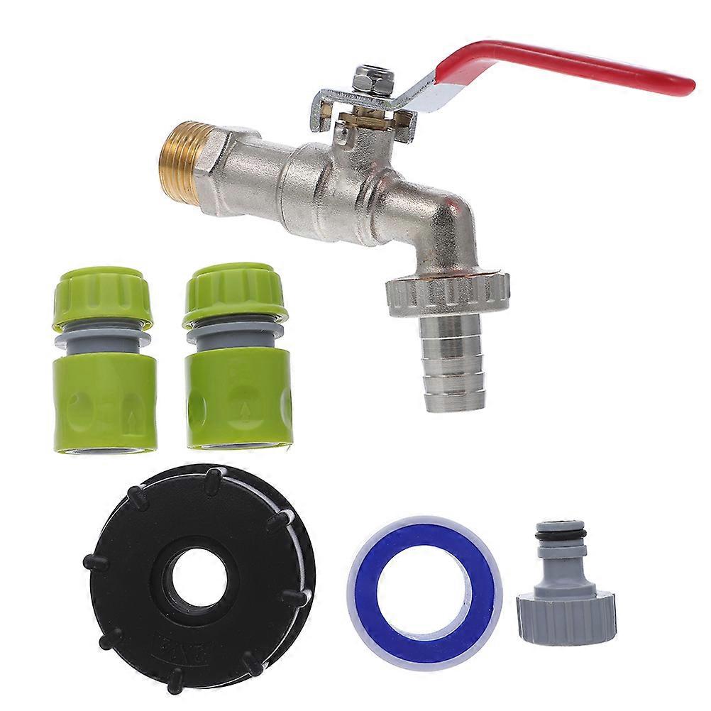 Brass Ton Barrel Tap 1 Set Simple Style Assorted Color For Explosion-proof Functionality