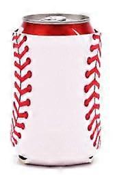 Neoprene Can Cooler with Baseball Stitching, Durable 12 oz Collapsible Coolie, Extended Cooling