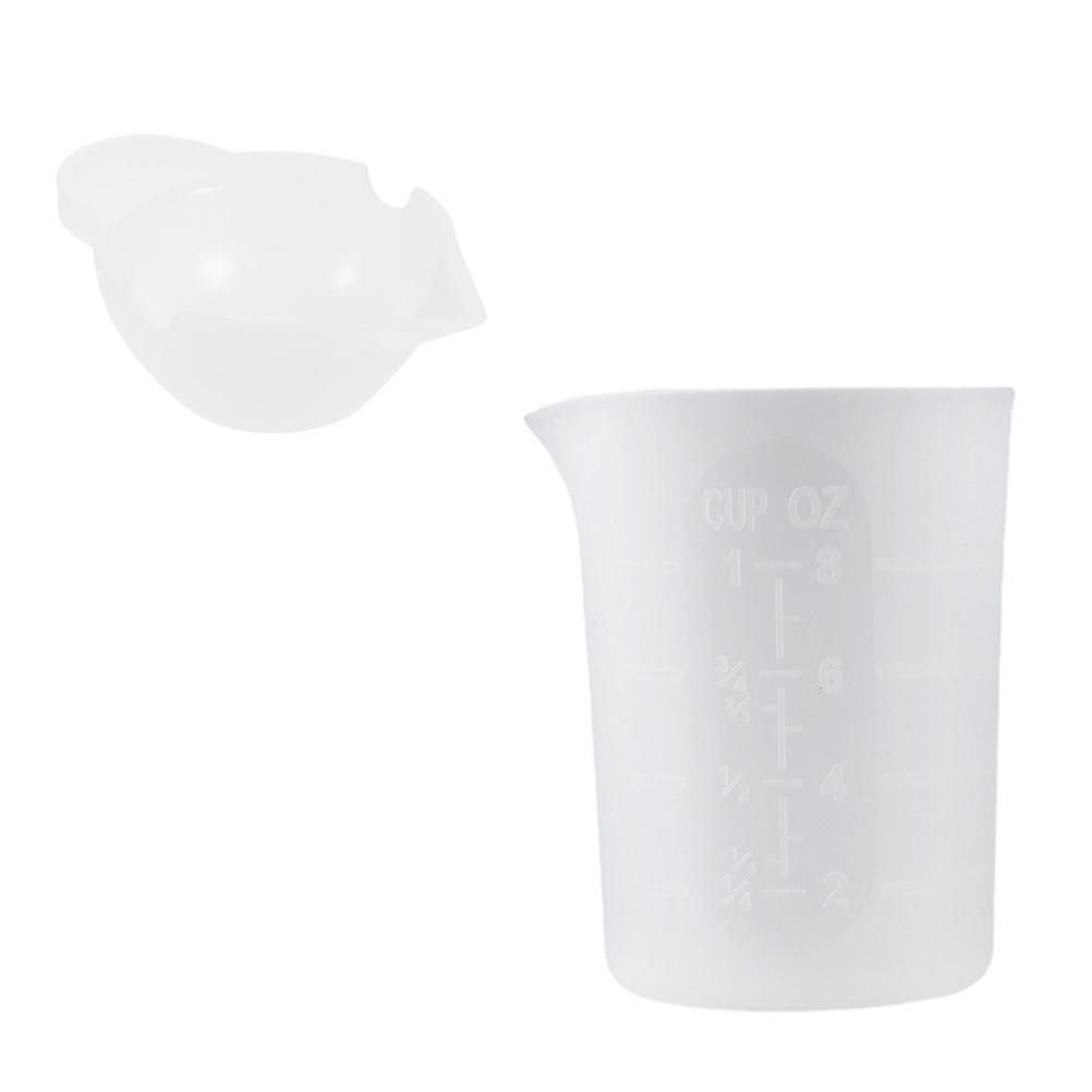 Kitchen Baking Silicone Measuring Cups for Precise Use with 2Pcs Cups