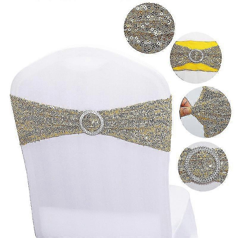 26-27 10 Pcs Chairs Sashes Wedding Decor
