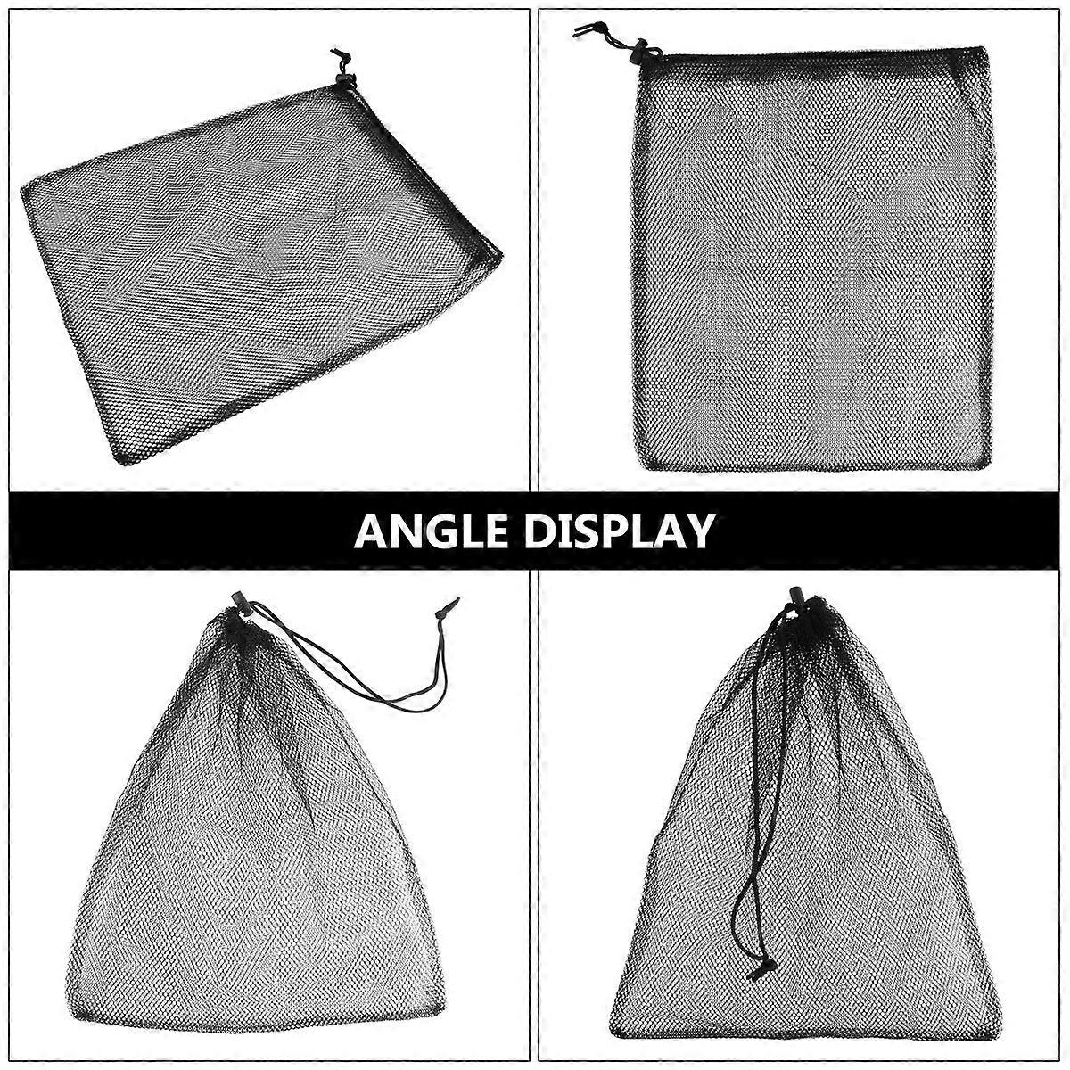 Mesh Bundle Pocket Drawstring Bag for Shopping 6Pcs Breathable Storage Pouch