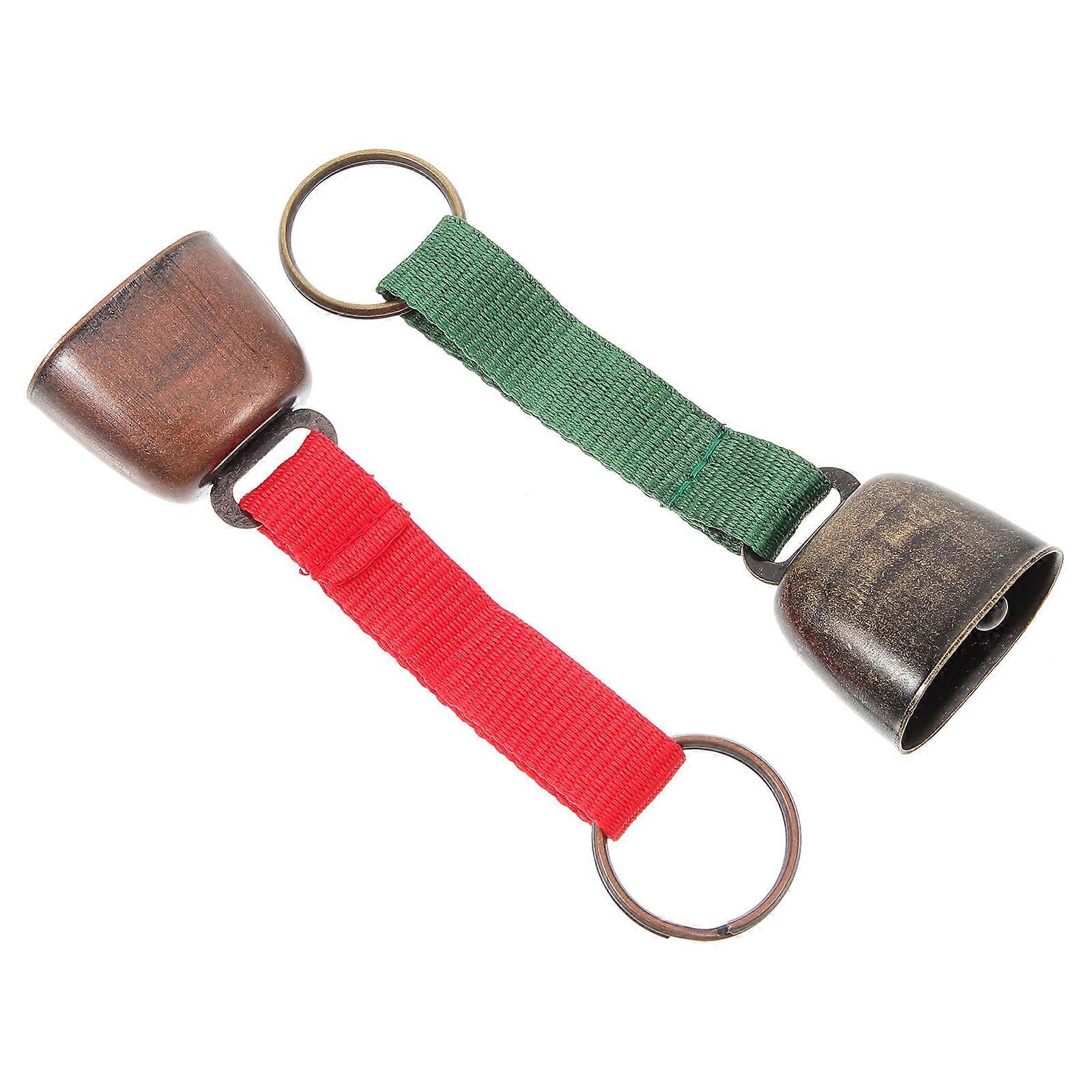 Assorted Color Camping Bear Bells for Outdoor Hiking 2Pcs Set