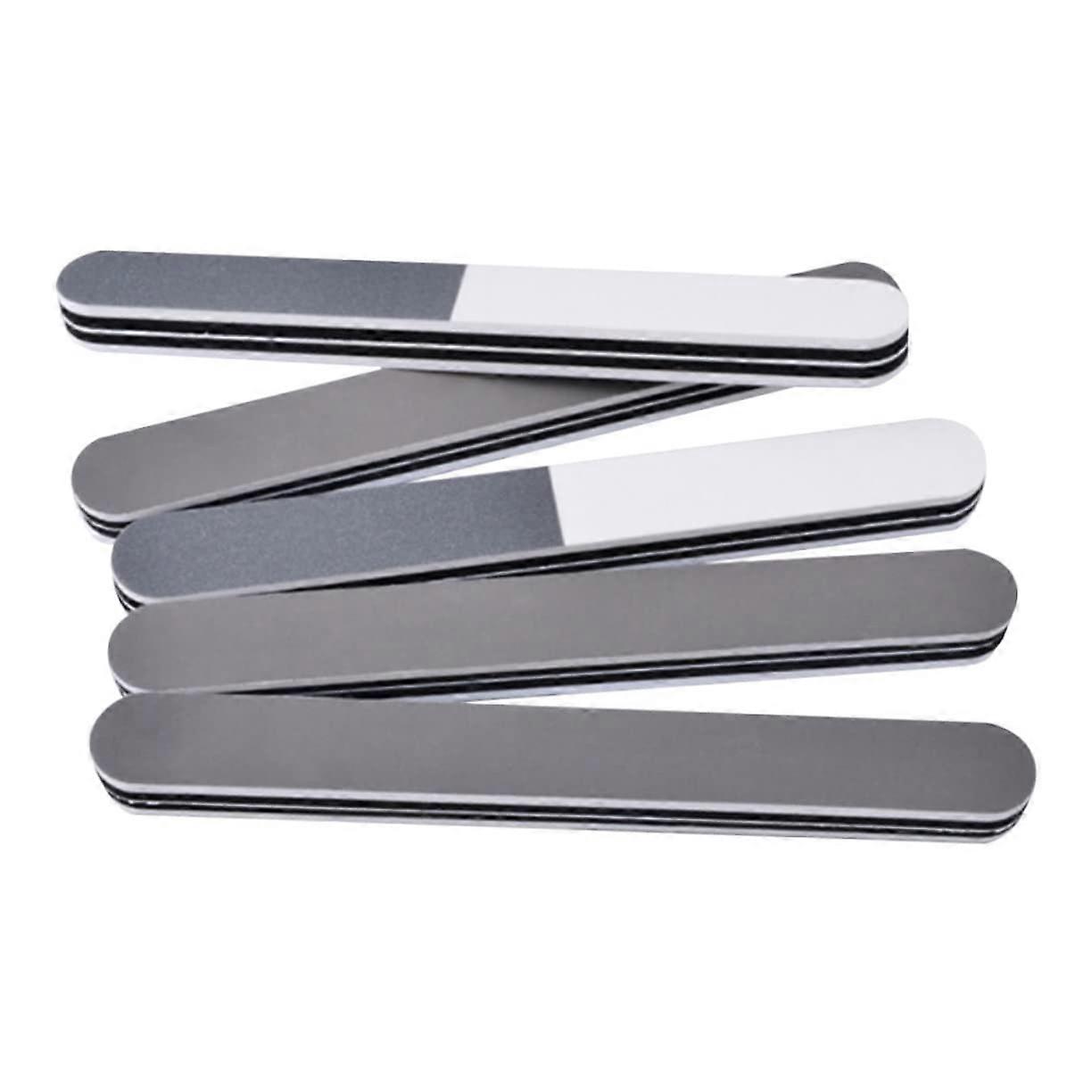 Nail Buffer Block 5 Pack Double Sided Nail File for Manicure Pedicure Acrylic Gel Nails