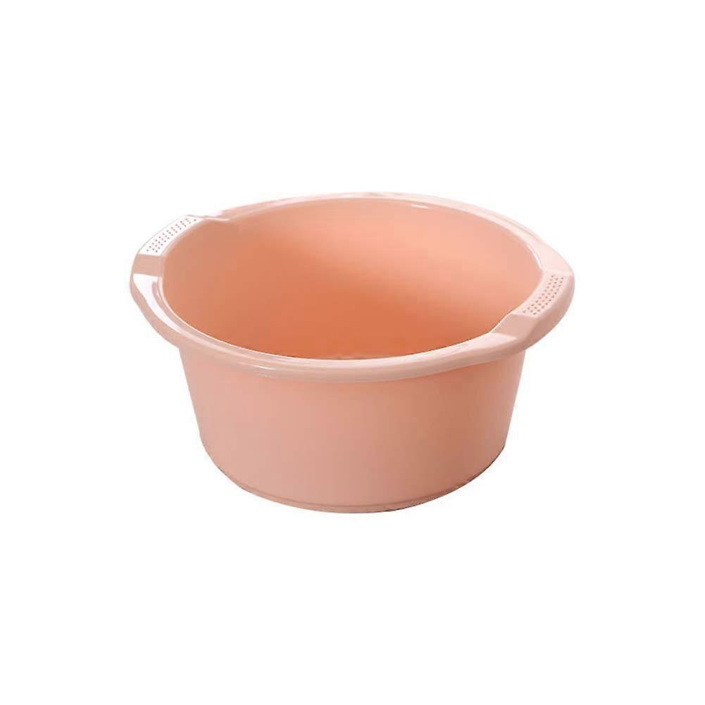 Foot Spa Bath Massager with Deep Soak Design and Massage Rollers, Large Plastic Basin Pink