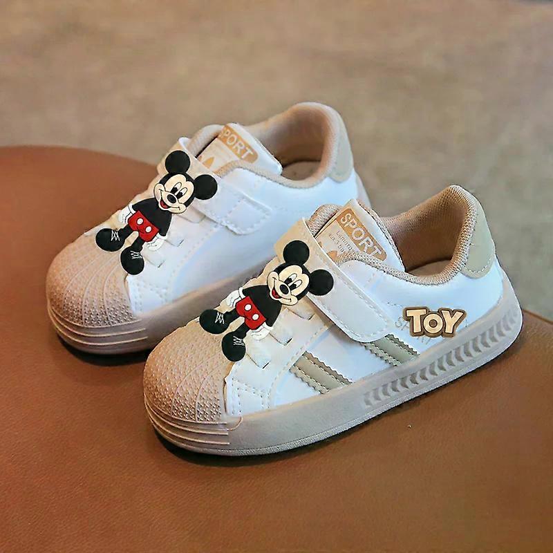 Disney Kids Sneakers Spring fall New Boys Casual Shoes Girls Toddler Shoes Baby Low Top Board Shoes Mickey Mouse first walkers