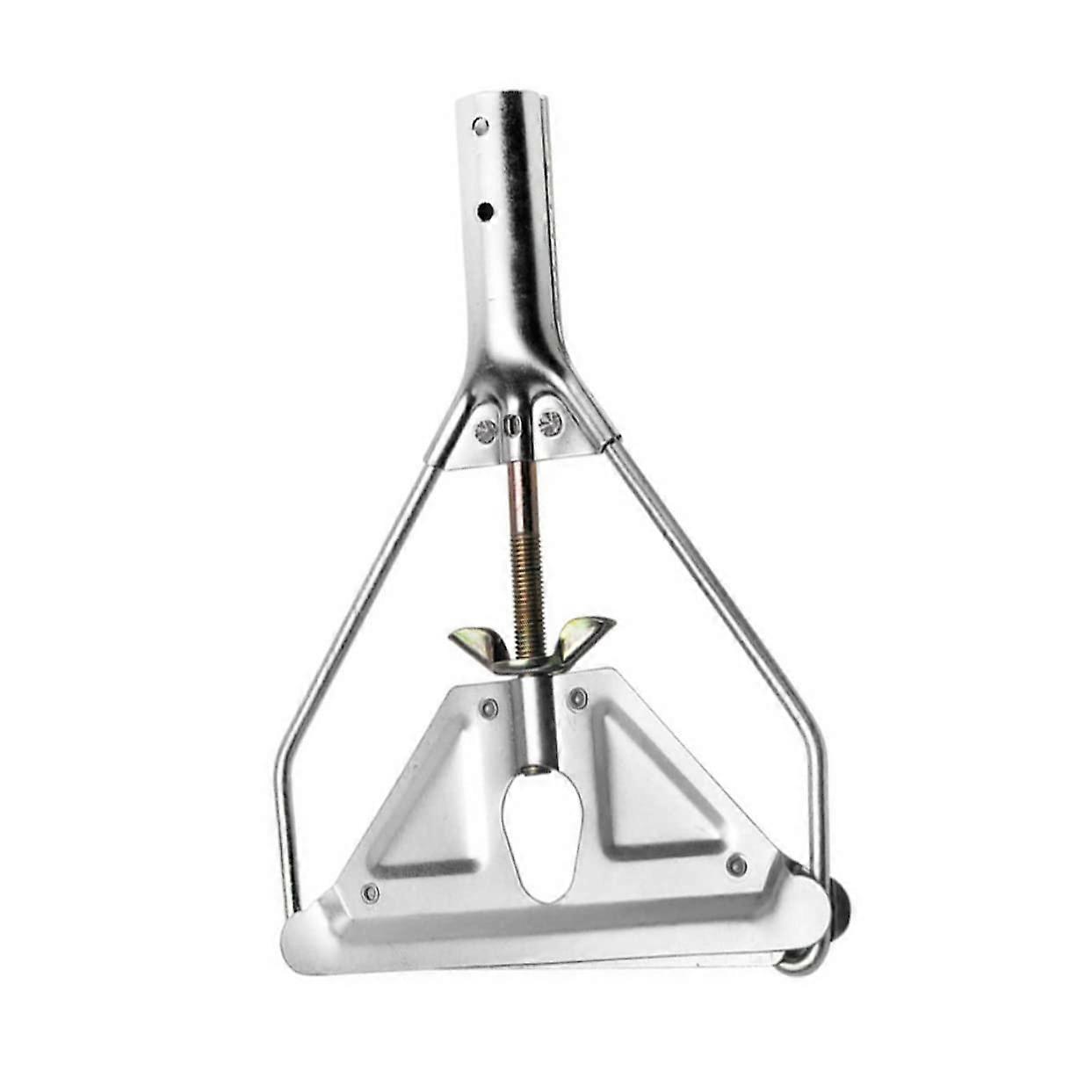 Replacement Mop Base with Triangle Design Heavy Duty Adjustable Holder for Easy Floor Cleaning