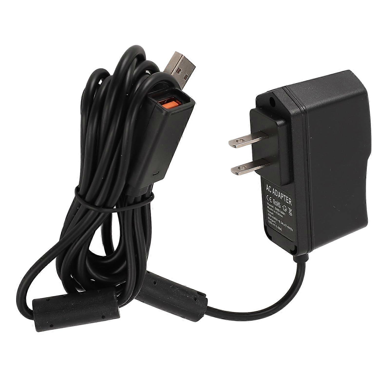 Power Supply Adapter USB to AC Charger Cable for Kinect Sensor System with Overcharge Protection
