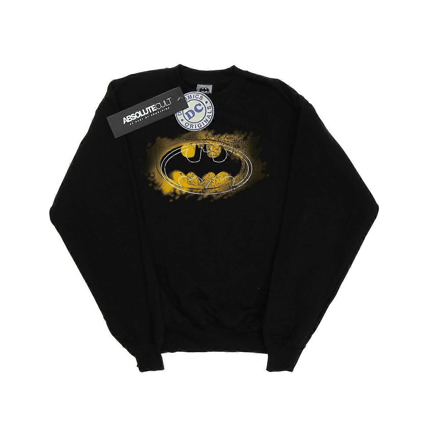 DC Comics garçons Batman Spray Logo Sweatshirt