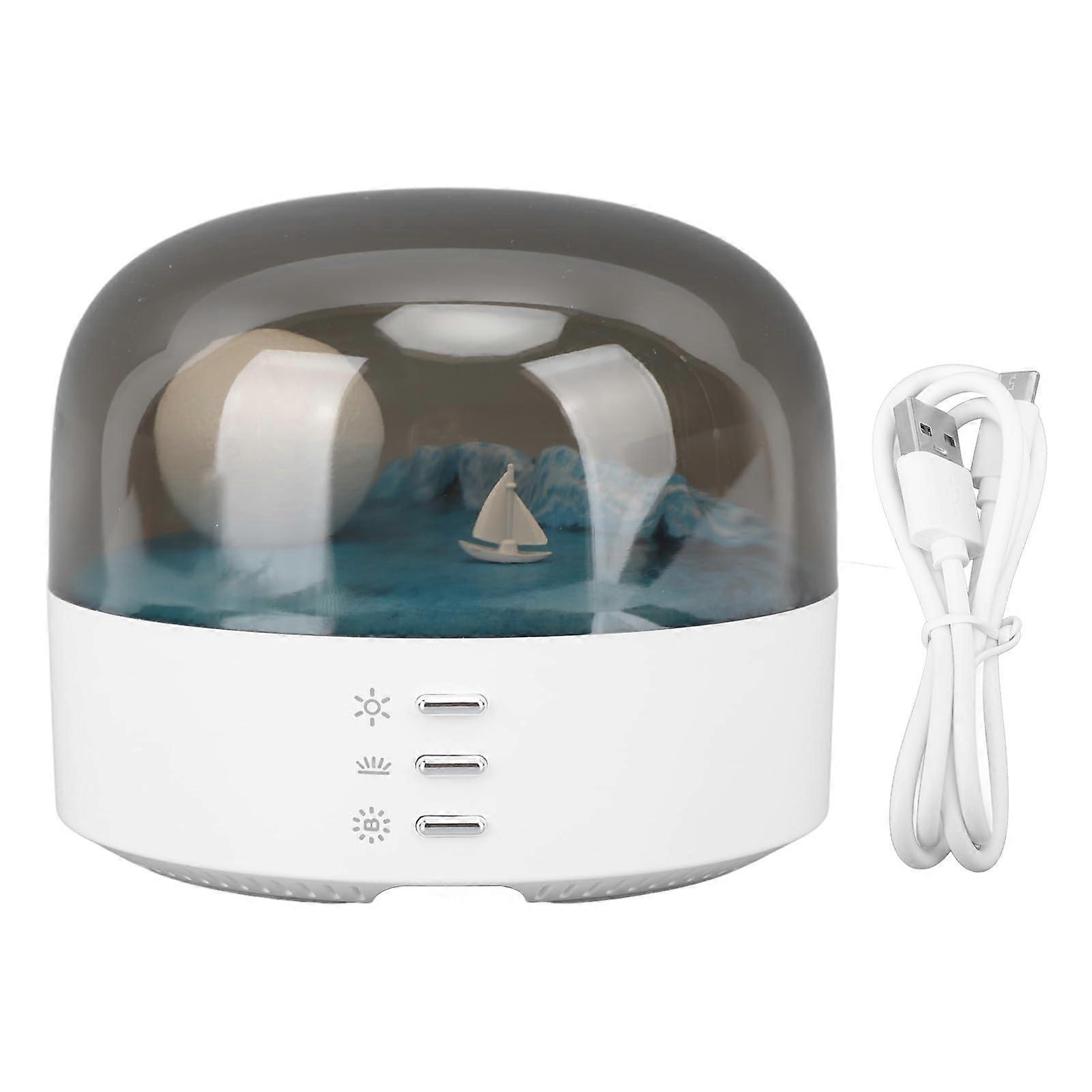 Moon Night Light LED Bedside Lamp with Touch Dimming Soft Ambient Lighting Elegant Gift Design