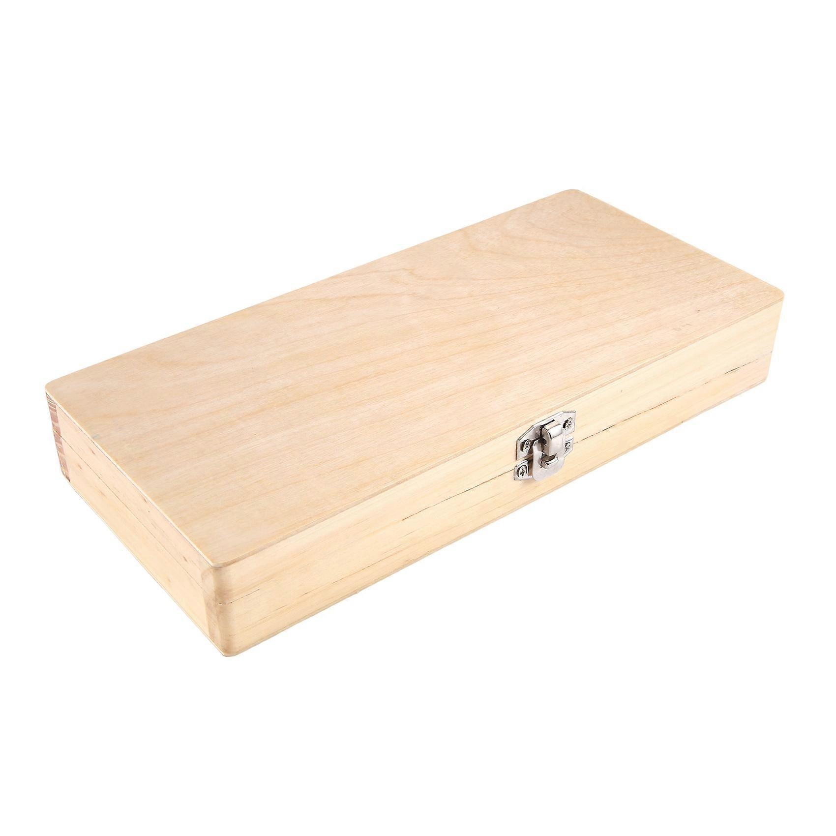 Wooden Slide Storage Box, Holds 50 Slides, Microscope Slide Box