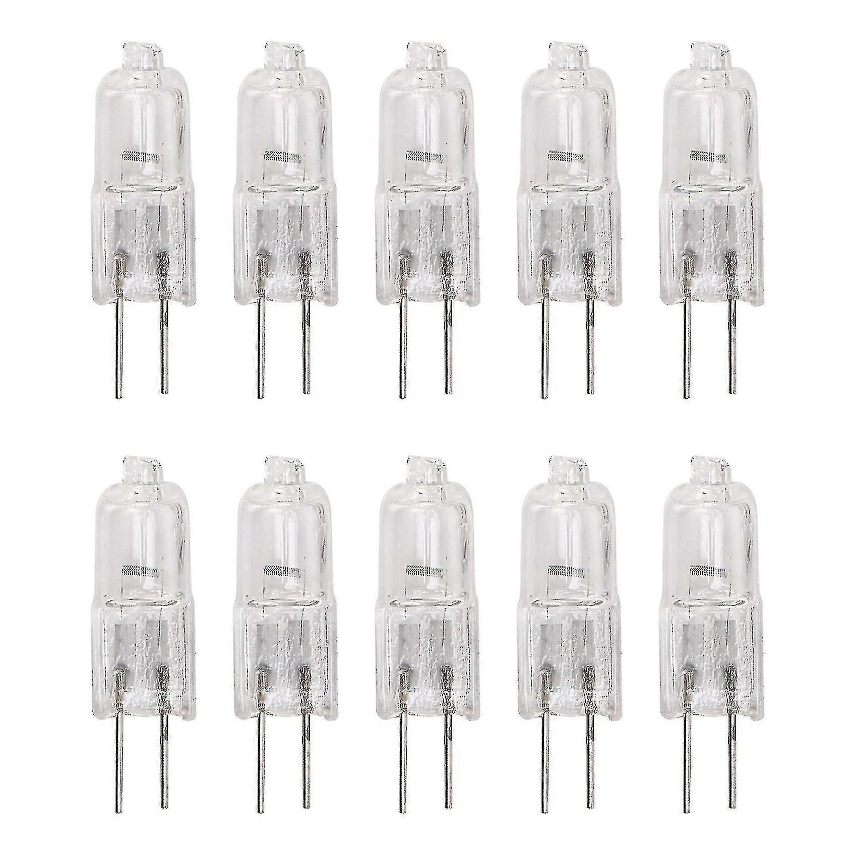 10 x G4 halogenlamper 10w varm hvit