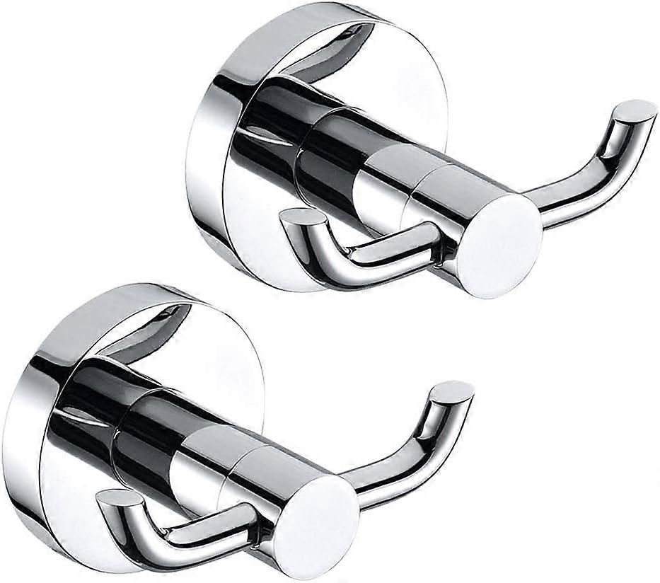 2 stainless steel towel hook sets