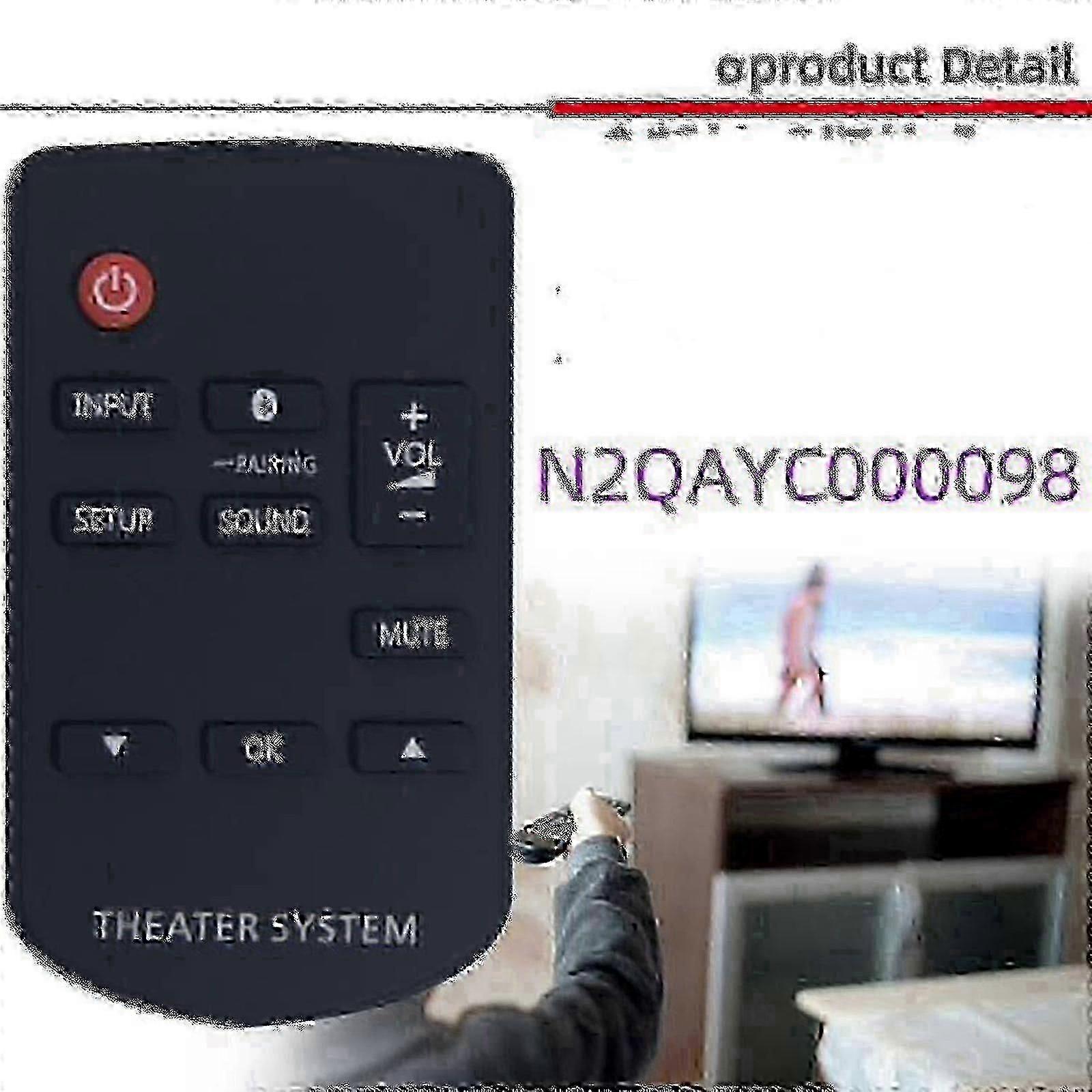 Remote Control compatible Panasonic Smart Theater System N2QAYC000098