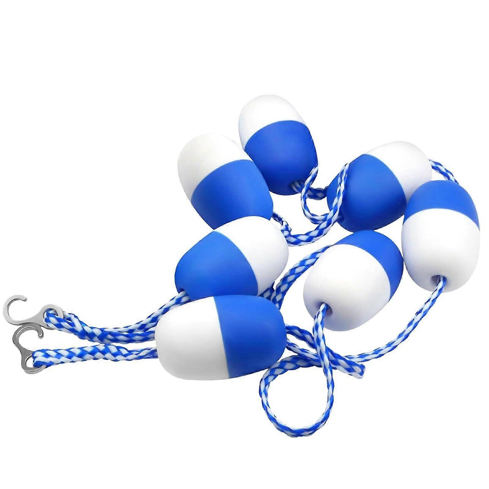 Adjustable Pool Safety Rope 1620ft with  Visibility Floats and Quick Hook Installation