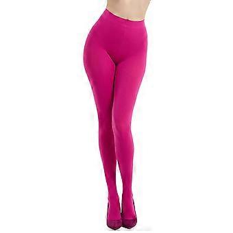asdoklhq Strumpfhose für Damen, einfarbig, weich, blickdicht, Strumpfhose mit Fuß, Pink, Größe S