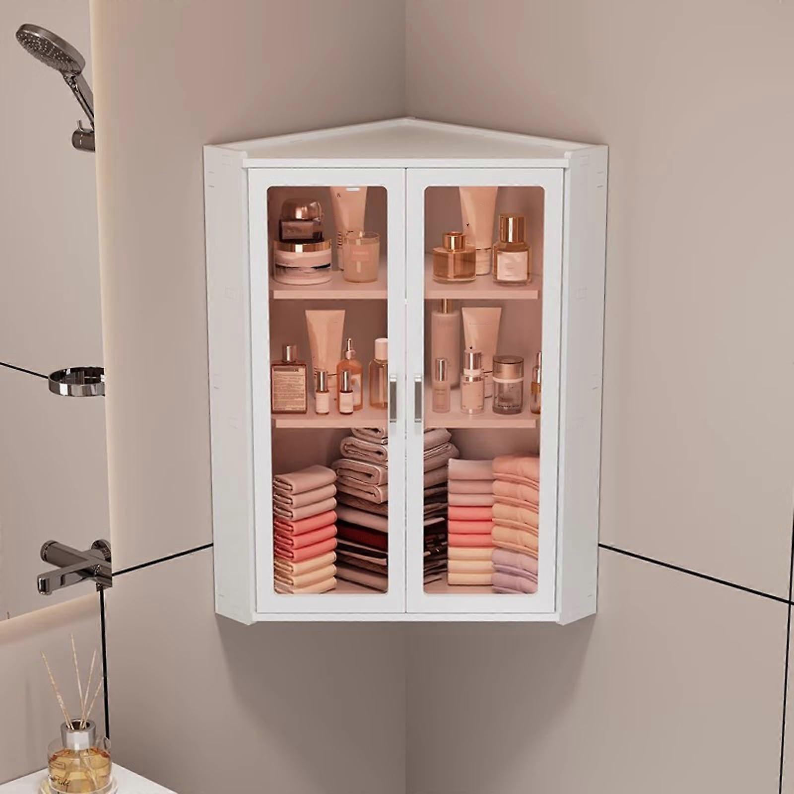 Reddish Brown Bathroom Wall Cabinet 40cm, Versatile Kitchen Storage for MultiRoom Use