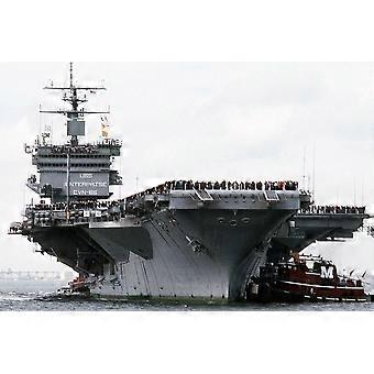 USS Enterprise (CVN 65) Aankomst NAS Norfolk Virginia puzzelspel voor volwassenen en kinderen V0316