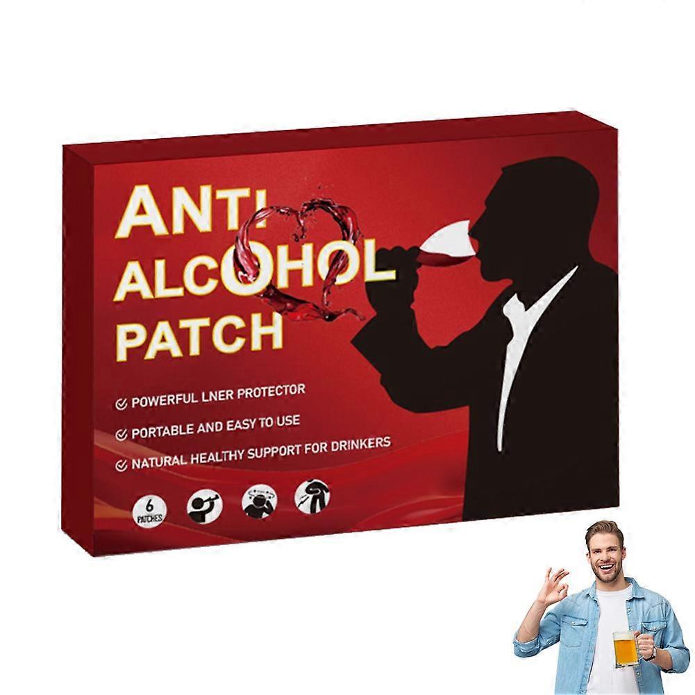 Soberra Patch Herbal Hangover Relief Patch, Anti Alcohol Body Patch-6Pcs/Set
