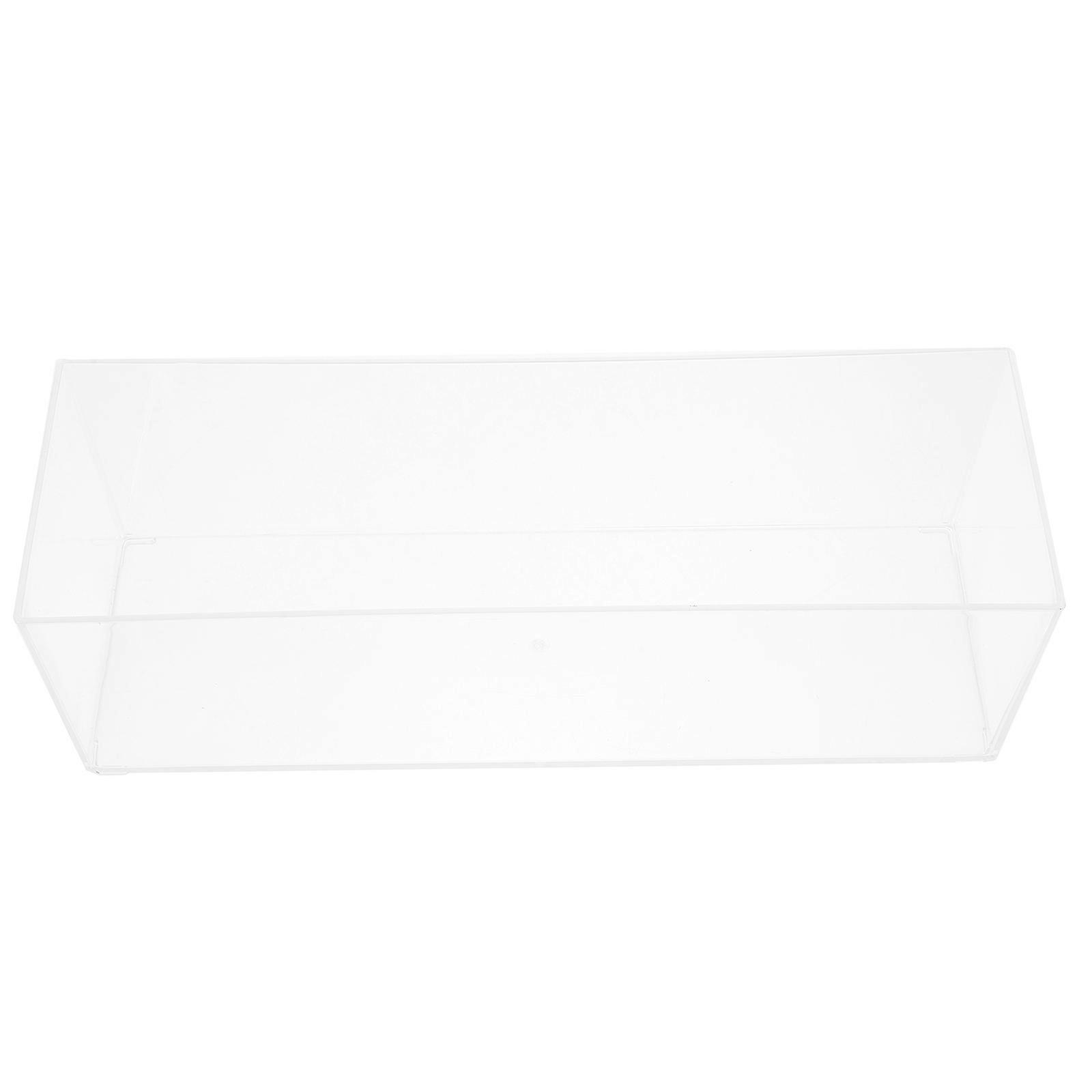 Tea Storage Organizer Transparent Box for Storage Use 2Pcs PP Material