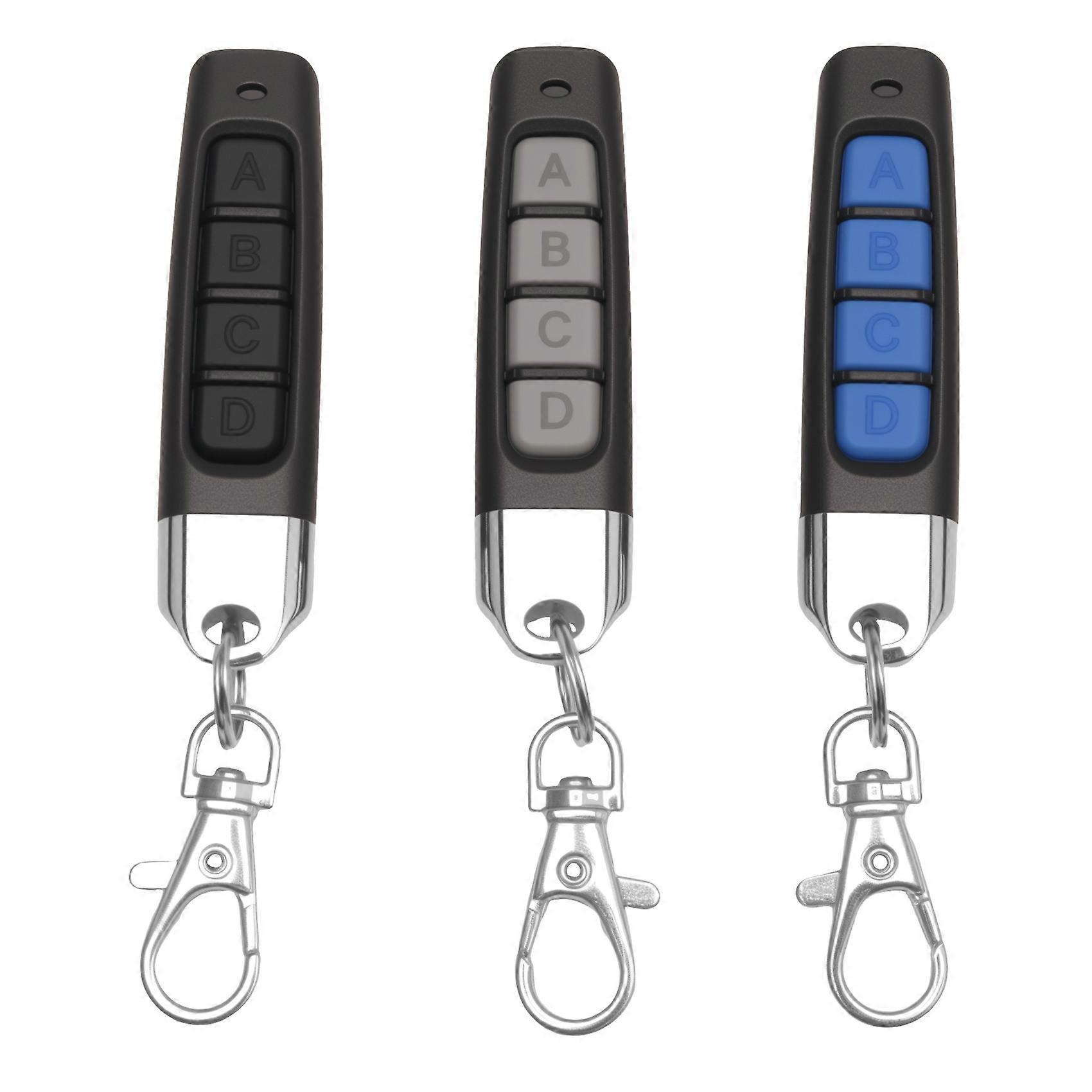 3pcs 4-In-1 Remote Control Duplicator,433MHz Copy Remote Controller,Wireless Cloning Key Fob Duplicator,Remote Control