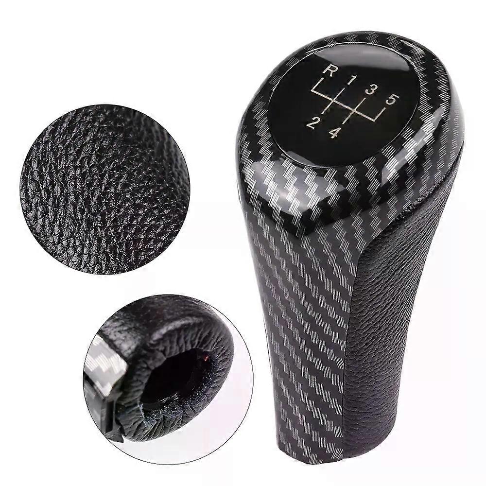 Car 5 6 Speed Leather Gear Stick Shift Knob Fit For BMW 1 3 5 6 Series E46 E53 E60 E61 E63 E81 E82 E83 E84 E87 E90 E91 E92