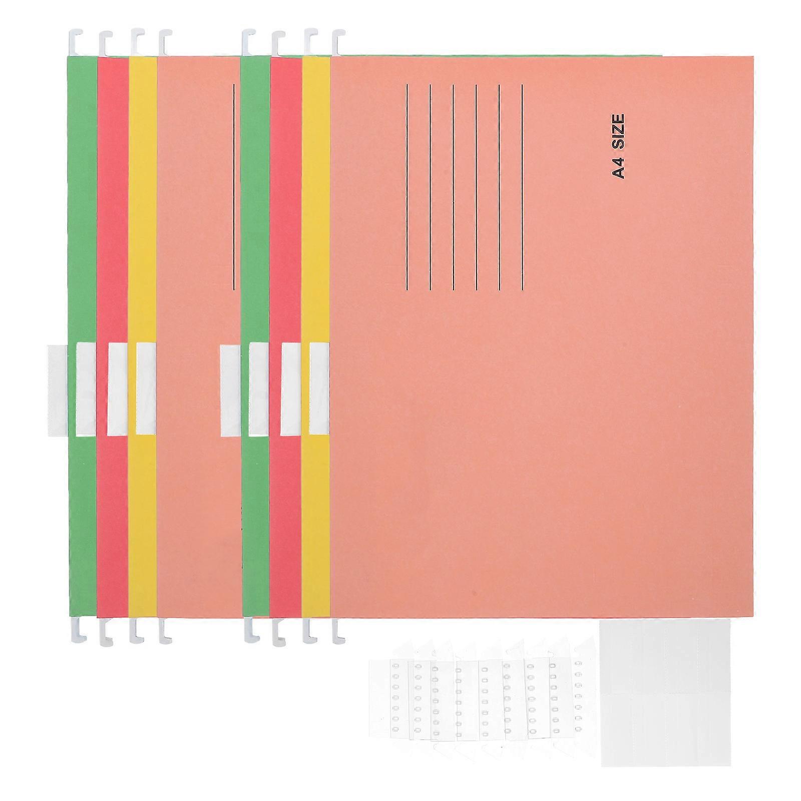 Office Document Supplies Hanging File Holder for Documents 8Pcs