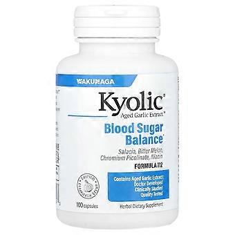 Kyolic, Aged Garlic Extract, Blood Sugar Balance, 100 Capsules