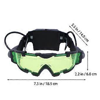 Safety Green Glasses Protective Goggles for Protection Use Adjustable Kids Night Goggle