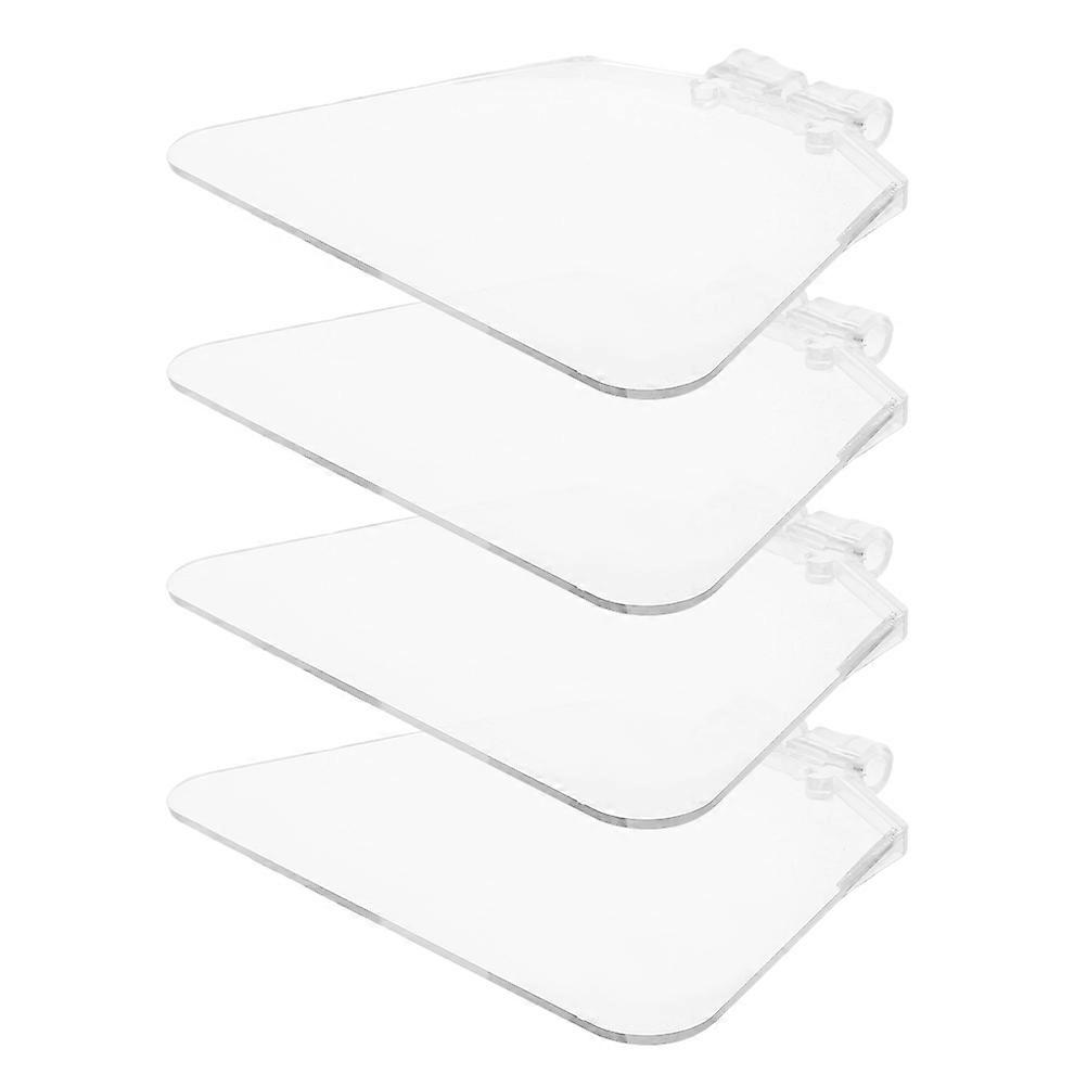 Transparent Grinder Shield Diy Projects Electric Tools Eye Protection Rectangular Shape 4Pcs