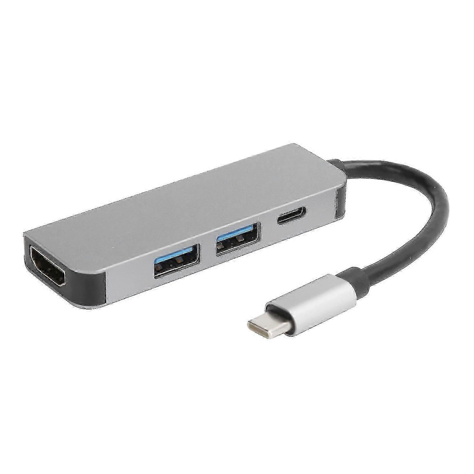 4 in 1 TypeC Docking Station TypeC to HD Multimedia Interface TypeC USB3.0 Adapter
