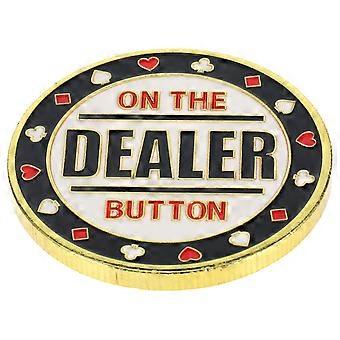 Dealer Button Metal Poker Card for Decoration Durable Poker Accessory