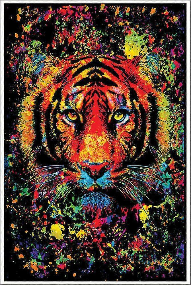 Quebra-cabeça Tiger Splatter, estilo 188