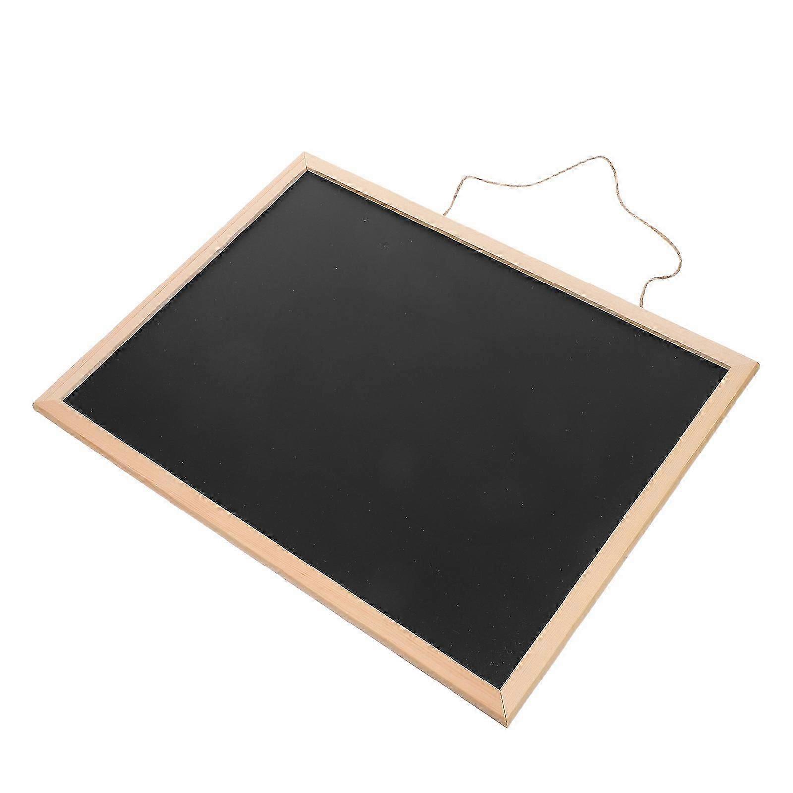 Wooden Blackboard, Simple Elegant Structure, Reusable Surface, 40x30cm