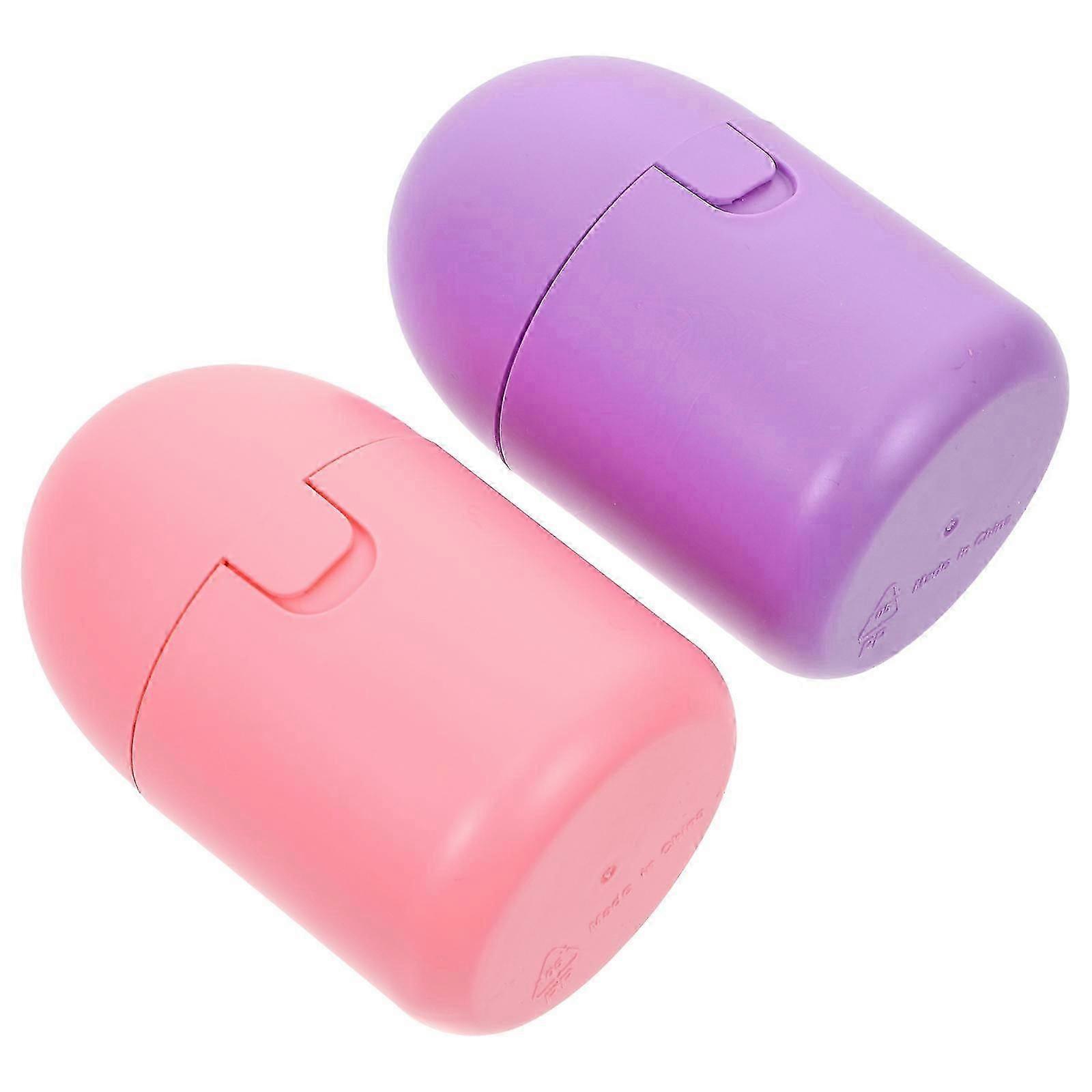Portable Steamed for Storage 2Pcs Durable Case