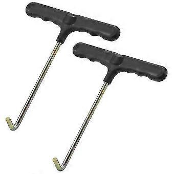 2 stuks trampoline veertrekker, trampoline veertrekker met T-haak, z
