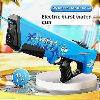 Summer Outdoor Automatic Electric Water Gun Play Sprinkers Toys Bursts Children's High-pressure Pistol Shooting Powerful Water Spray Kids Games