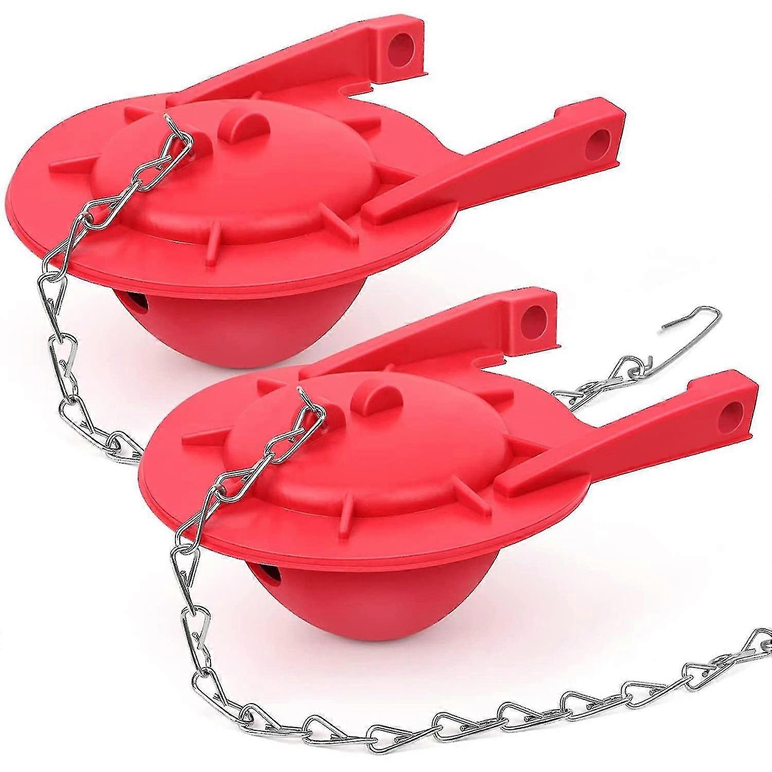 2 Pack Universal Water-saving Valve Toilet Flapper