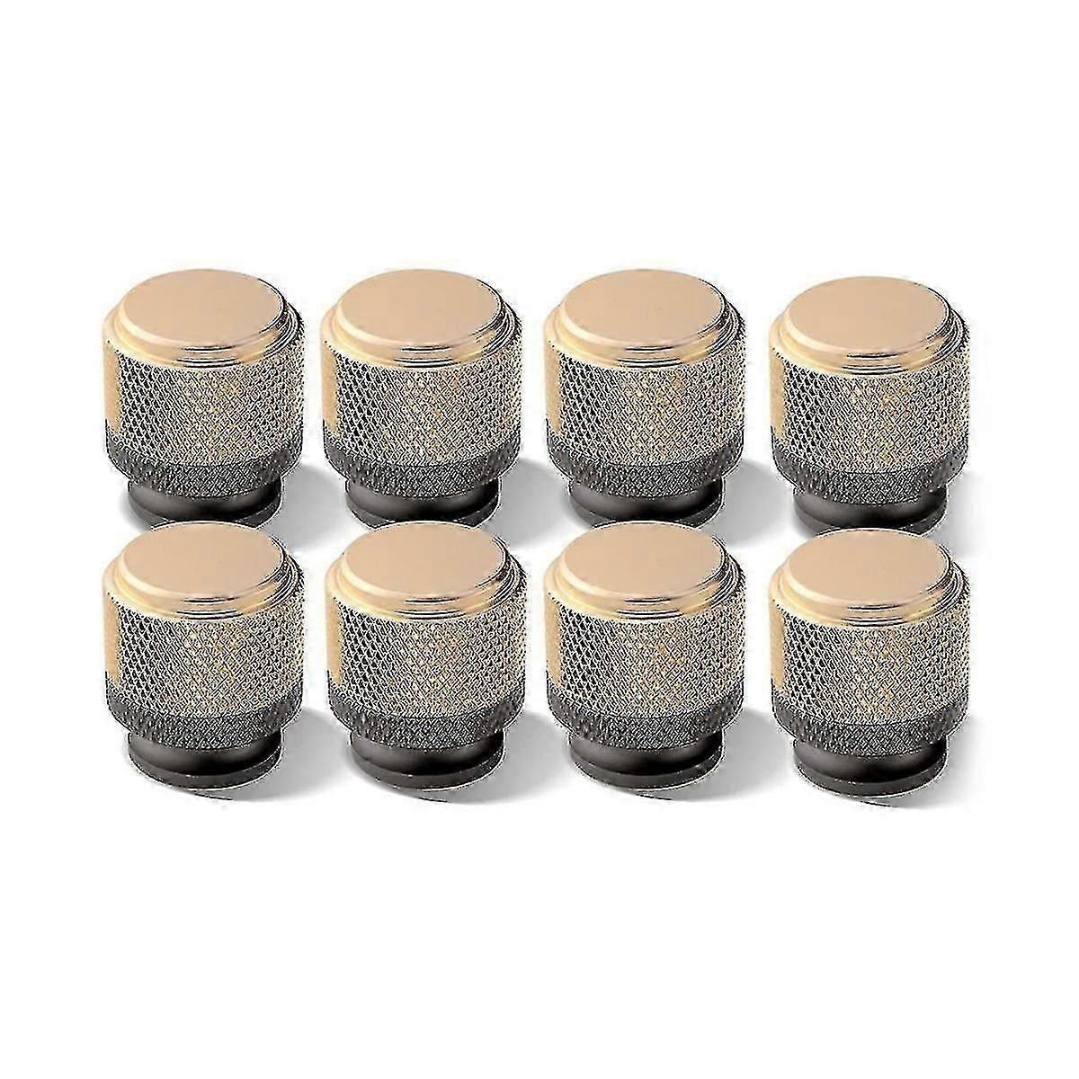 8 Pcs Knurled Cabinet Knobs Kitchen Drawer Knobs Knobs Handles Bathroom Cabinet Door Knobs Decorati-hao